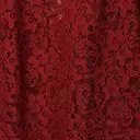 Unique Vintage Burgundy Floral Lace Desmond Caftan Dress - Image 6