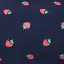 Unique Vintage Plus Size 1950s Navy & Strawberry Print Devon Swing Dress - Image 6