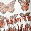 Smak Parlour Smak Parlor Plus Size Ivory & Monarch Butterfly Print Babydoll Dress - Image 6