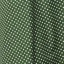 Unique Vintage Green & White Pin Dot Cat Swing Dress - Image 6