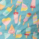 Lifestyle Group (UK) Ltd 1950s Teal Ice Cream Heart Back Swing Dress - Image 6