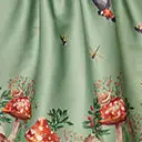 Silver Stop Inc. (Voodoo Vixen) Voodoo Vixen Olive Green Woodland Satin Swing Dress - Image 6