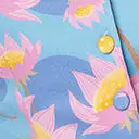 Miss Lulo, Inc. Blue Blooming Lotus Jani Swing Dress - Image 6