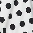 Unique Vintage 1950s White & Black Dot Halter Swing Dress - Image 6