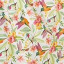 Retrolicious Plus Size White Hibiscus & Hummingbird Print Midi Dress - Image 6