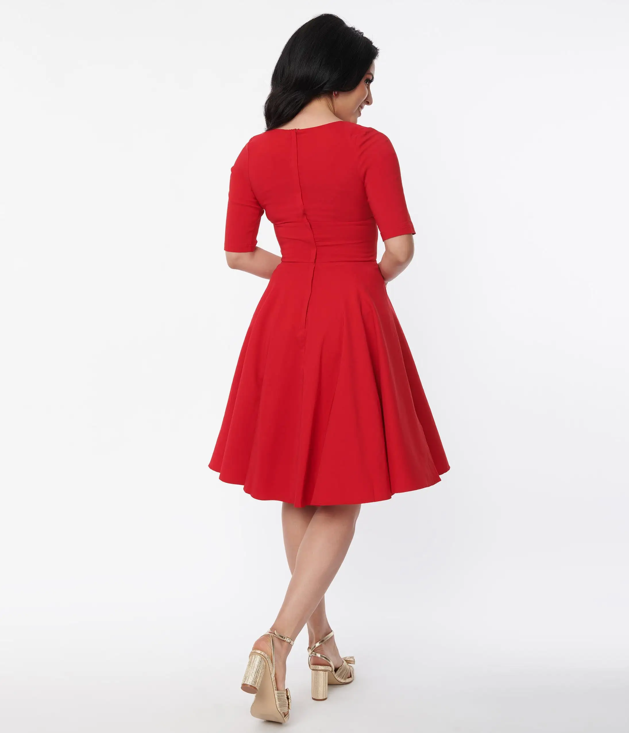 Collectif Red Trixie Doll Dress - Image 2