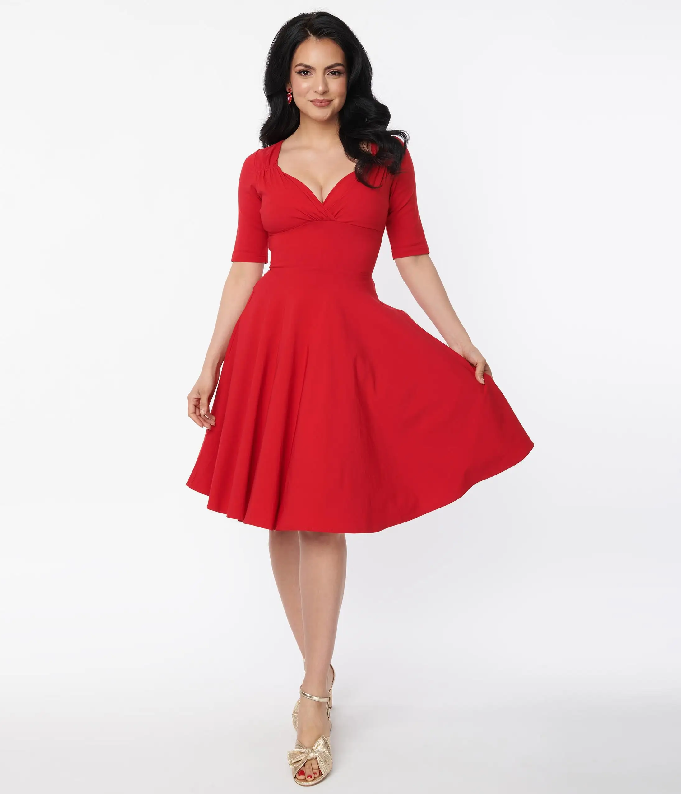 Collectif Red Trixie Doll Dress - Image 4