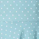Unique Vintage Light Blue Pin Dot Delores Swing Dress - Image 6