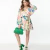 Flying Tomato Multicolor Floral Wrap Dress