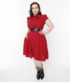 Pop Soda Hell Bunny Red Millie Fit & Flare Dress