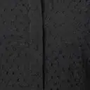 SHEEN Clothing Ltd 1950s Black Eyelet Collared Swing Dress - Image 6