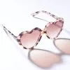 AJ Morgan Eyewear (B2B Wholesale) Light Tortoise Heart Sunglasses
