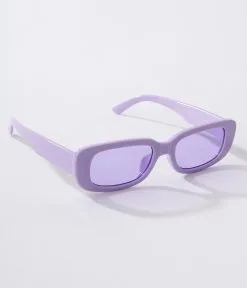 AJ Morgan Eyewear (B2B Wholesale) Lavender & Purple Tint Oval Sunglasses