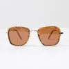 Lucent Product Inc. Gold & Tortoise Thick Frame Square Sunglasses