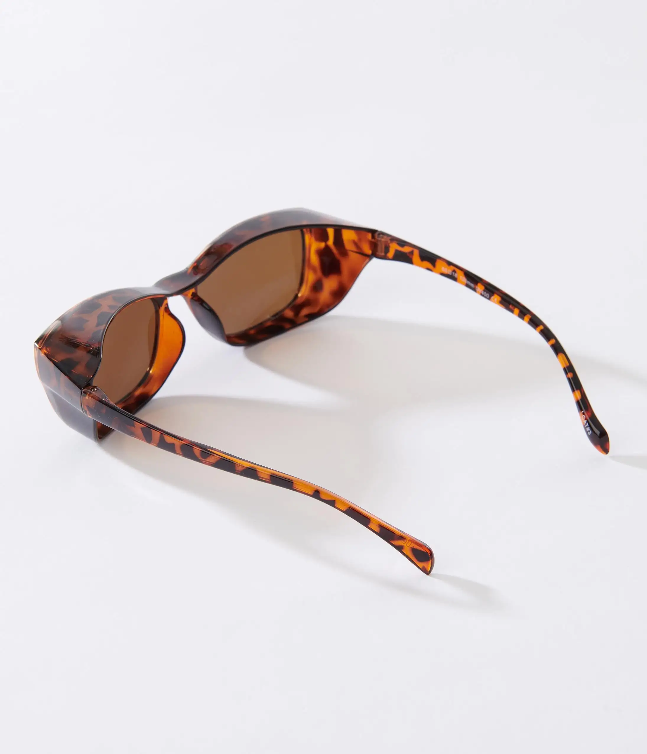 Lucent Product Inc. Tortoise Thick Rectangular Sunglasses - Image 2