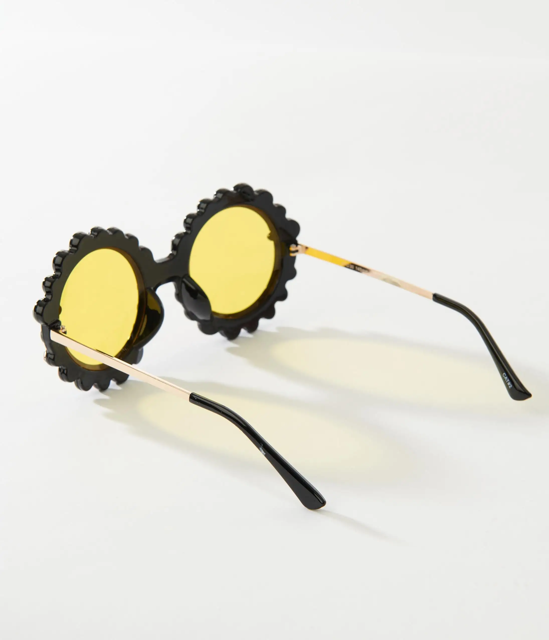 Lucent Product Inc. Rainbow Rhinestone Round Sunglasses - Image 2