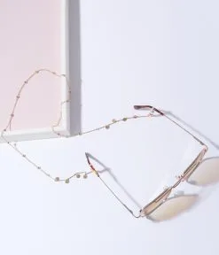 Joia Gold Beaded Glasses Strap