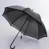 Soake (Faire) Charcoal Polka Dot Lace Umbrella