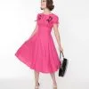 SHEEN Clothing Ltd Fuschia Ava Swing Dress