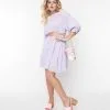 IWT Brands (Faire) Lavender Cutout Shift Dress